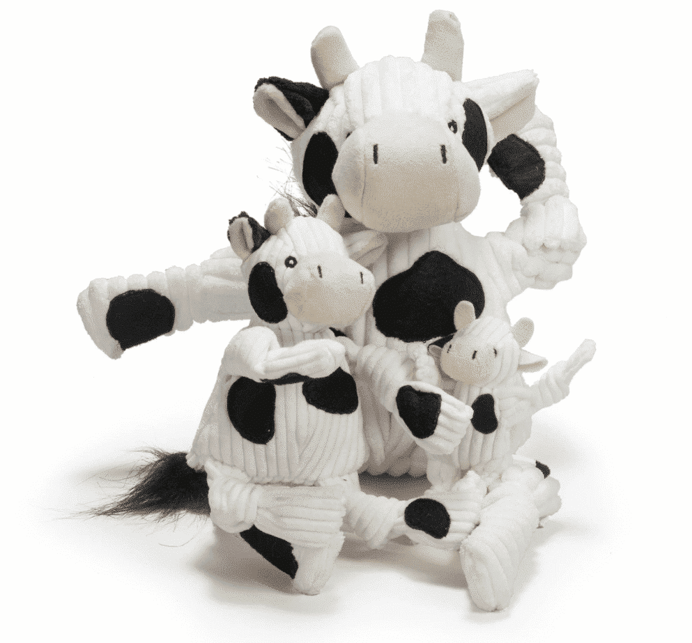 Hugglehounds Cow Knottie - Small