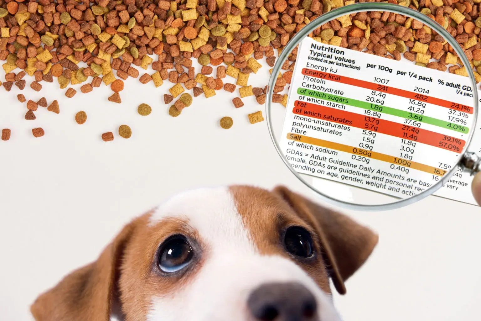 Debunking dog food labels