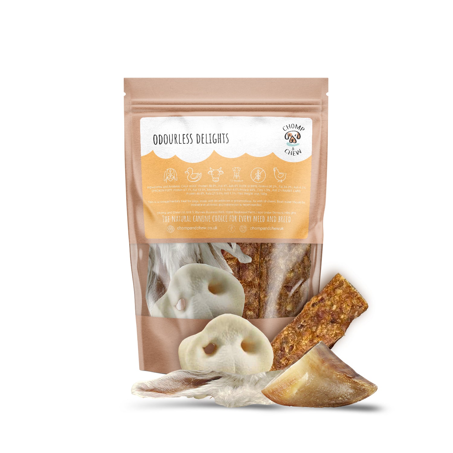 Odourless Delights dog chews