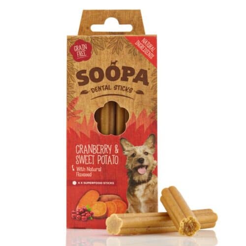 Soopa Cranberry & Sweet dental sticks for dogs