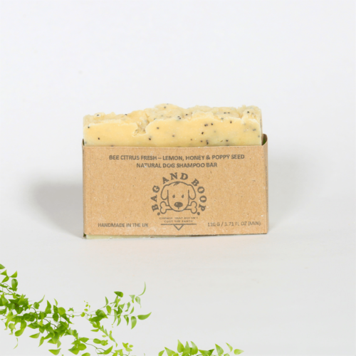 Bee Citrus Fresh Dog Shampoo Bar