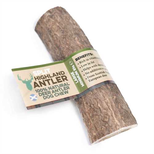 Split antlers for dogs