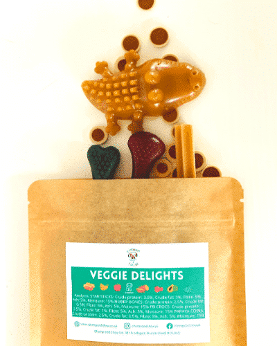 Chomp & Chew Veggie Delights dog chews