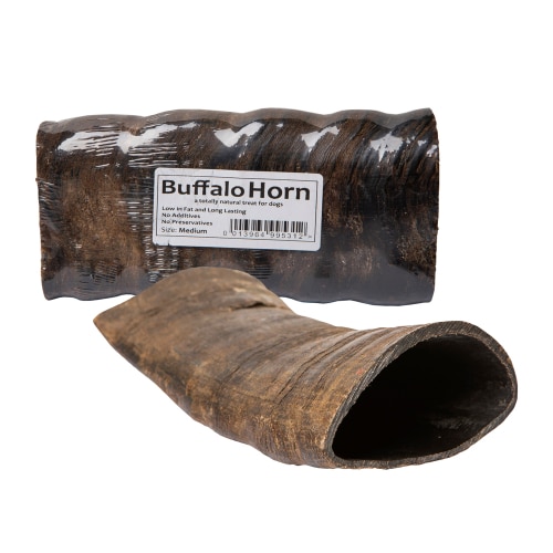 Buffalo horn dog chew - Medium