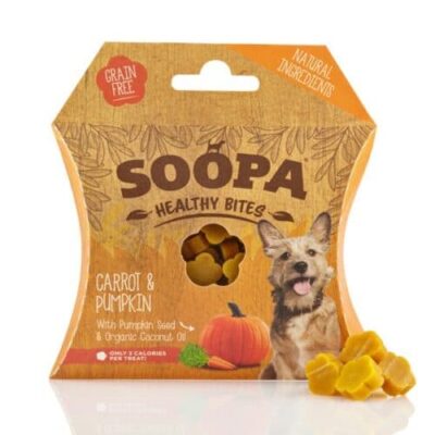 Soopa Carrot & Pumpkin Dental Bites dog treats
